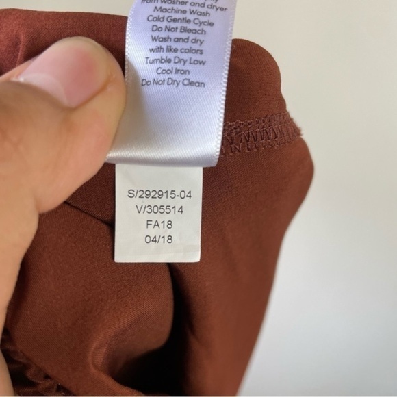 Athleta Skyline Pant II‎ Paper Bag Ankle Red High Rise - Picture 8 of 9